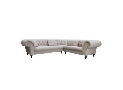 Ecksofa Chesterfield Sofa Polstergarnitur Couch Wohnlandschaft L-form Design Neu