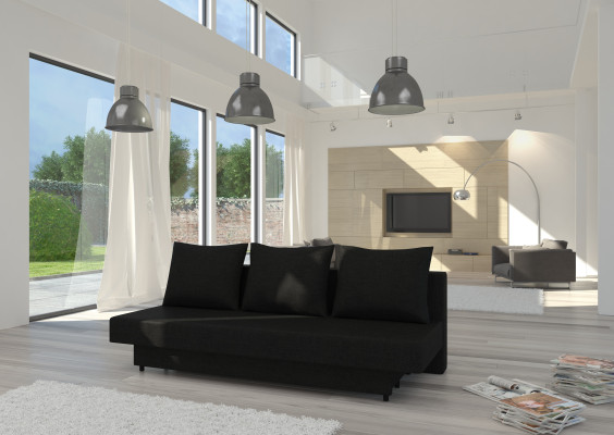 Multifunktion Büro Couch Schlafsofa XXL Textil Big Sofa Couchen 3Sitzer Polster