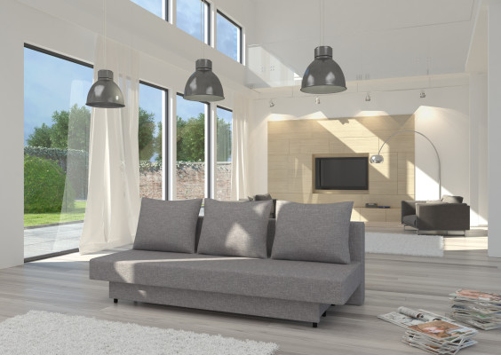 Multifunktion Büro Couch Schlafsofa XXL Textil Big Sofa Couchen 3Sitzer Polster