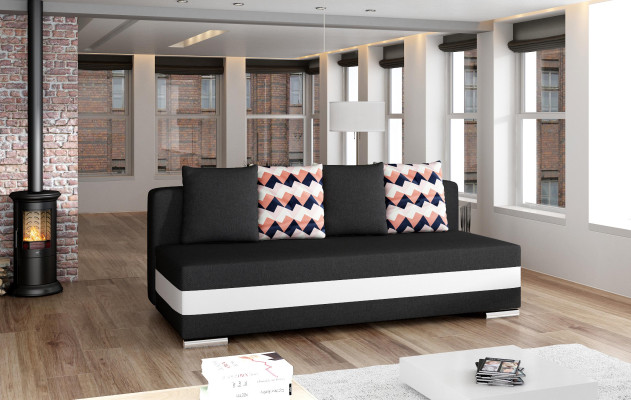 Multifunktion Couch Schlafsofa Büro  XXL Textil Big Sofa Couchen 3Sitzer Polster