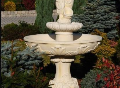 Springbrunnen Froschbrunnen Brunnen Steinbrunnen Gartenbrunnen Fontaine 165cm