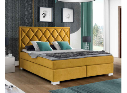 Betten Bett Polster Leder Textil Designer Edles Doppel Ehe Hotel Boxspring Neu