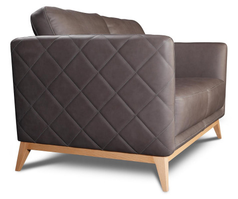 Leder Design Couch Polster Sitz Garnitur Sofa Garnituren Kunstleder 3+2+2 Neu