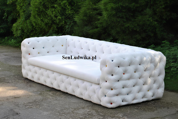 XXL Design Sofa Couch Polster 4 Sitzer Englische Chesterfield Samt Sofas Couchen