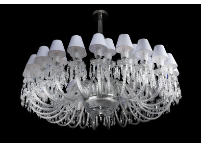 XXL Leuchte 36x Lampen Kronleuchter Palast Villa Leuchten Lampe Kristall Luster