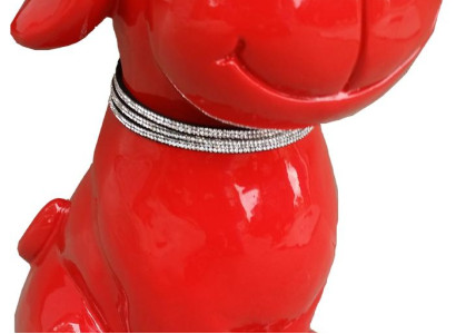 Abstrakte Deko Hund Figur Statue Skulptur 45 cm Figuren Statuen Skulpturen A573