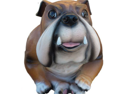 Deko Figur Statue Skulptur 70 cm Figuren Statuen Skulpturen Gaerten Hund (A31)