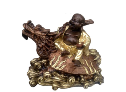 Chian Buddha Deko Figur Statue Skulptur 31x42 cm Figuren Statuen Skulpturen  B32
