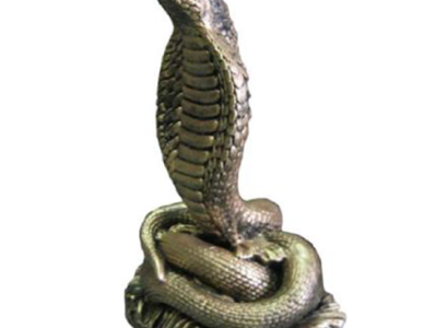 Ägypten Skulptur Schlange Figur Statue Figuren Statuen Antik Stil 25cm Cobra Neu