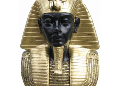 Ägyptischer  Pharao Büste  aus Kunststoff, Höhe 29 cm