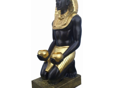 Ägypten Skulptur Pharao Kunststoff Statue Figuren Statuen Antik Stil 55 cm Neu