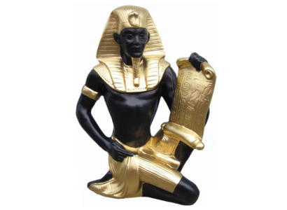 Ägypten Skulptur Ramses II Kunststoff Statue Figuren Statuen Antik Stil 51 cm