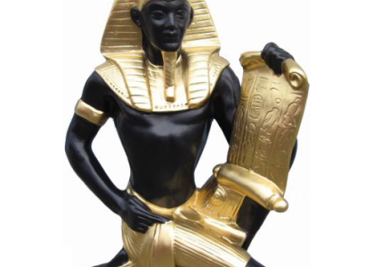 Ägypten Skulptur Ramses II Kunststoff Statue Figuren Statuen Antik Stil 51 cm