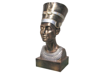 Ägypten Skulptur Nofretete  Kunststoff Statue Figuren Statuen Antik Stil 51 cm