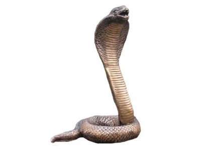 Ägypten Skulptur Schlange Figur Statue Figuren Statuen Antik Stil 30cm Kobra Neu