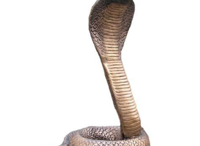 Ägypten Skulptur Schlange Figur Statue Figuren Statuen Antik Stil 30cm Kobra Neu