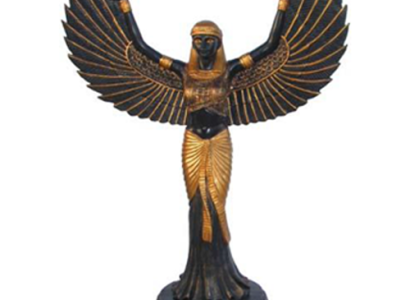 Ägypten Skulptur Göttin Isis  Figur Statue Figuren Statuen Antik Stil 25cm Neu