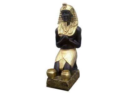 Ägypten Skulptur Ramses II Kunststoff Statue Figuren Statuen Antik Stil 55cm