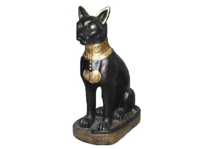 Figur Ägyptische Katze Bastet Ägypten Kunst Antik Stil Dekoration  Statuen Neu