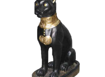 Figur Ägyptische Katze Bastet Ägypten Kunst Antik Stil Dekoration  Statuen Neu