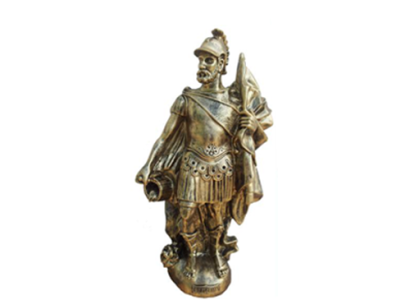 Sparta Figur Statue Alte Antike Stil Figuren Statuen Kämpfer Rüstung Spartan Neu