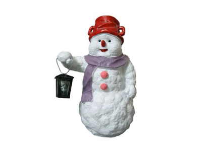 Schneemann Figur Statue Deko Figuren Deko Skulptur 45cm Winter Neu Statuen Neu