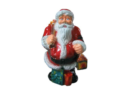 Weihnachtsmann Figur Statue Deko Figuren Dekoration Nikolaus Skulptur 59cm Neu