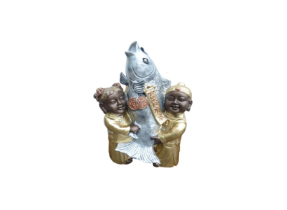 Deko Figur Statue Skulptur 44 cm Figuren Statuen Skulpturen Glücksbringer  (B56)