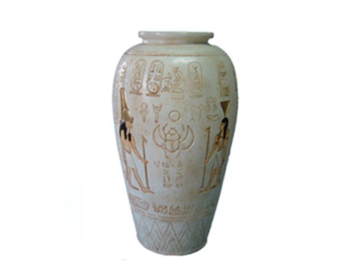 Ägypten Vase Deko Figur Statue Skulptur 40 cm Figuren Statuen Skulpturen (C36)