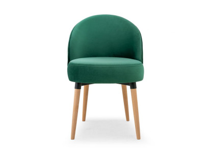 Grüner Sessel Stuhl Design Polsterstuhl Royal Stühle Esszimmerstuhl Bürostuhl