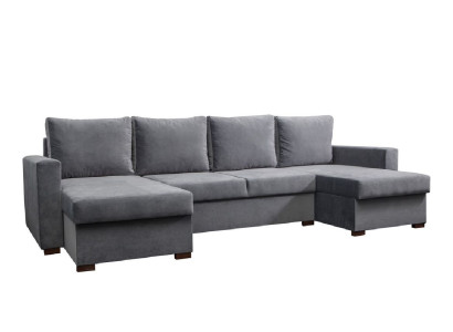 UForm Sofa  Designer Sofa mit Bettfunktion Bettkasten Schlafsofa Ecksofa Couch