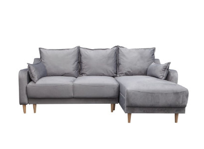 L-Form Sofa  Designer Sofa mit Bettfunktion Bettkasten Schlafsofa Ecksofa Couch