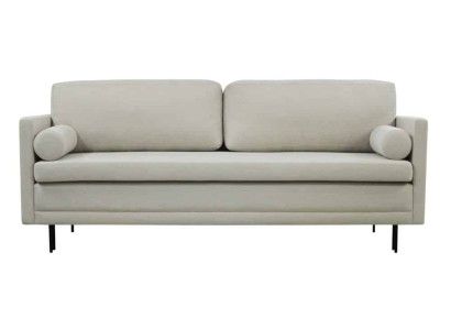 Leder Chesterfield-Sofa in klassischem Design in Schwarz