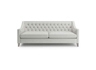 Leder Chesterfield-Sofa in Braun modern elegant