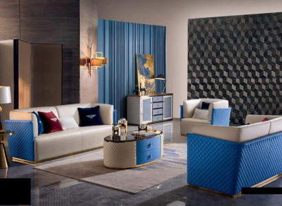 Design Sofagarnitur 3+2 Sitzer Set Design Sofas Polster Moderne Couchen Leder