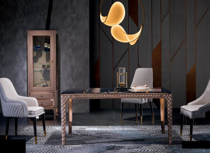 Esstisch + 4x Stühle Stuhl Esszimmer Set Essgruppe Modern Tisch Tische Garnitur