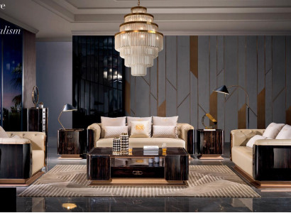 Sofagarnitur 3+2+1 Sitzer Set Design Sofa Polster Couchen Couch Modern Garnitur