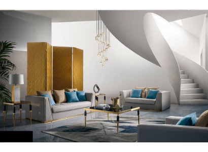 Sofagarnitur 3+2 Sitzer Neu Set Design Sofas Polster Couchen Leder Garnituren