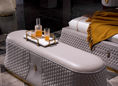 Hocker Pouf Sofa Polster Beistellhocker Fußhocker Ottomane Möbelhocker Neu