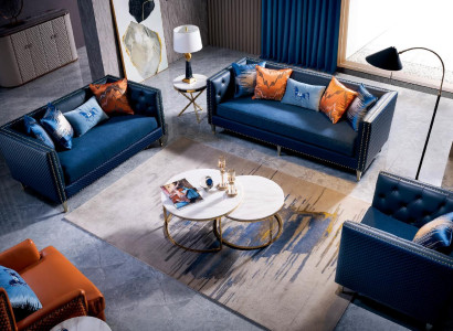 Sofagarnitur 3+2 Sitzer Set Design Sofa Polster Couchen Couch Luxus Klassische