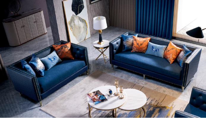 Couchtisch Luxus Design Couch Tisch Kaffee Beistell Tische Wohnzimmer Rund Sofa