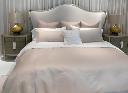 Modernes Designer Holz Bett Schlafzimmer Edles Polster Möbel Doppel Betten Neu