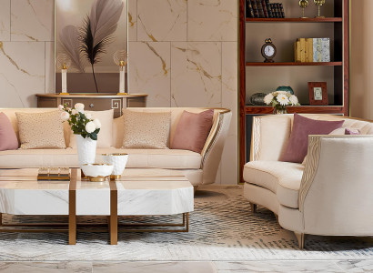 Komplett Set Sofagarnitur 4+4 Sitzer Designer Wohnlandschaft 2 tlg. Gruppe Sofa