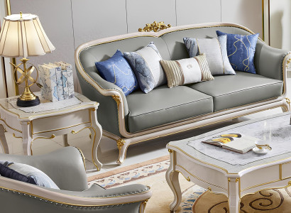 Ledersofa Sofagarnitur 3 2 Sitzer Set Garnitur Polstersofa Couch Designersofa