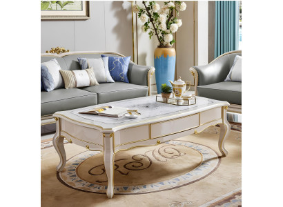 Tische Klassischer Couchtisch Beistelltisch Sofa Wohnzimmer Tisch Echtholz