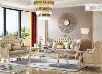 Sofagarnitur 3+2+1 Sitzer Set Design Sofa Polster Couchen Couch 3 tlg.Set Sofas