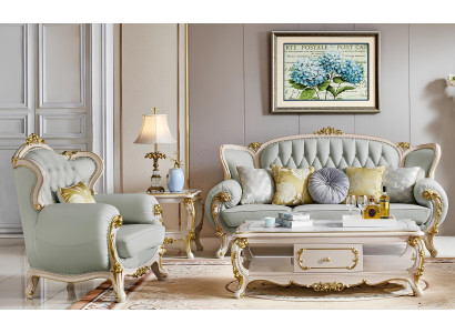 Ledersofa Couch Sofagarnitur Set 3 1 Sitzer Garnitur Design Sofa Chesterfield