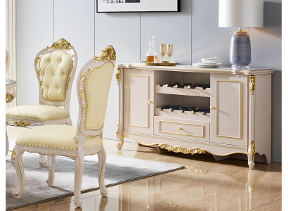 Bar Schrank Weinschrank Kommoden Echtholz Vintrine Hausbar Qualität Zimmerbar