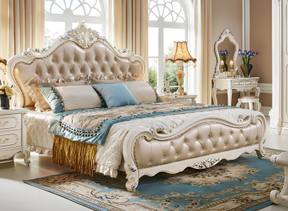 Luxus Chesterfield Schlafzimmer Bett Echtholz Design Luxus Doppel Hotel Betten