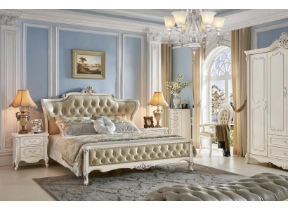 Chesterfield Schlafzimmer Sets Komplettes 6tlg. Köngliche Barock Möbel Bett Neu